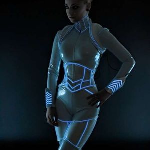Tron waist corset and neck corset